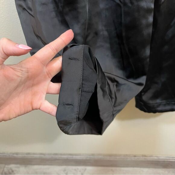 Sanctuary Eve Satin Cargo Pants Womens Size 31 Black NWT - Picture 6 of 14
